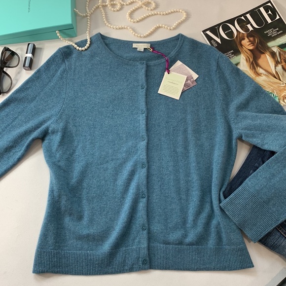 Garnet Hill 100% Pure Cashmere Sweater - Brand New with Tags! - Picture 13 of 16